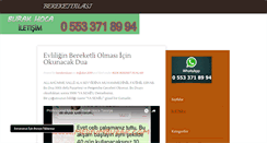 Desktop Screenshot of bereketduasi.com